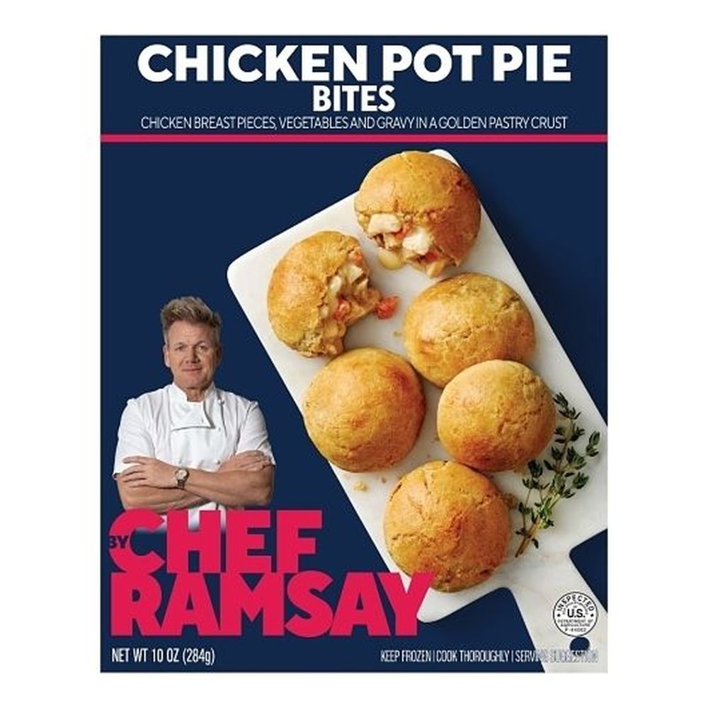 By Chef Ramsay Chicken Pot Pie Bites, 10 Ounce -- 6 per case