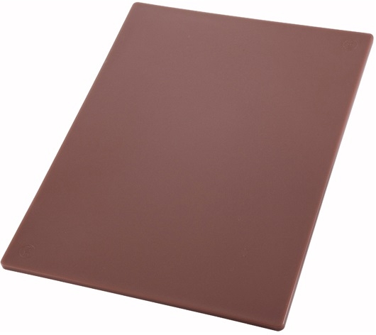 Winco Brown Cutting Board, 15 x 20 inch -- 6 per case