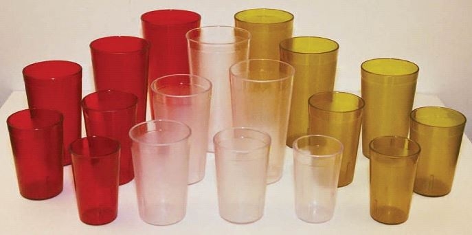 Winco Amber Tumbler, 12 Ounce -- 72 per case