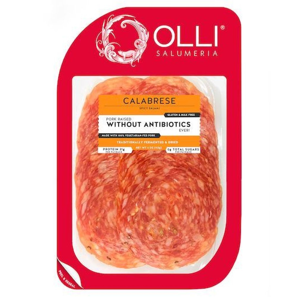 Olli Salumeria Sliced Salami, 4 Ounce -- 20 per case