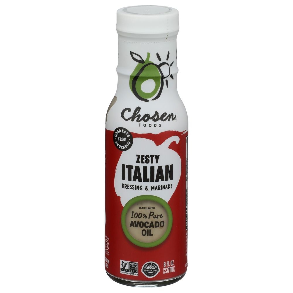 Chosen Foods Zesty Italian Dressing and Marinade, 8 Ounce -- 6 per case