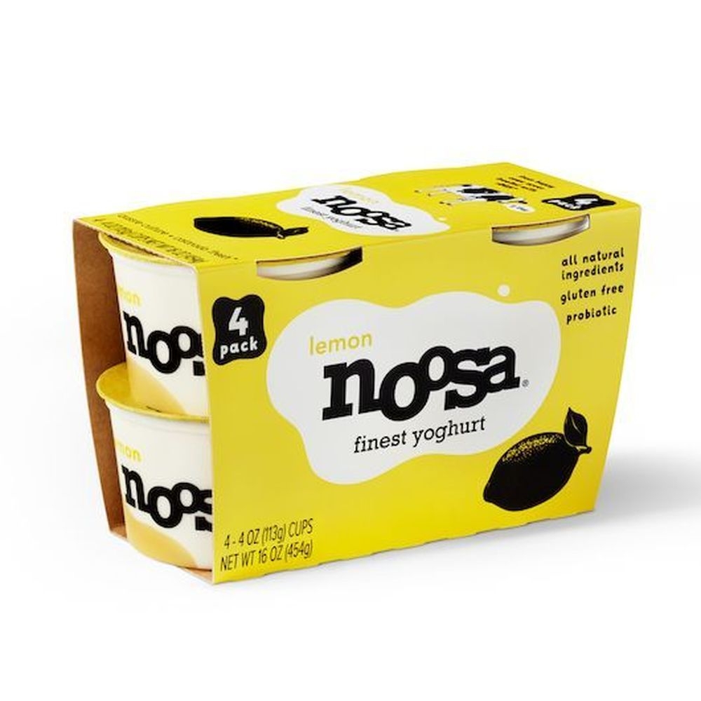 Noosa Lemon Yoghurt, 4 Ounce -- 24 per case