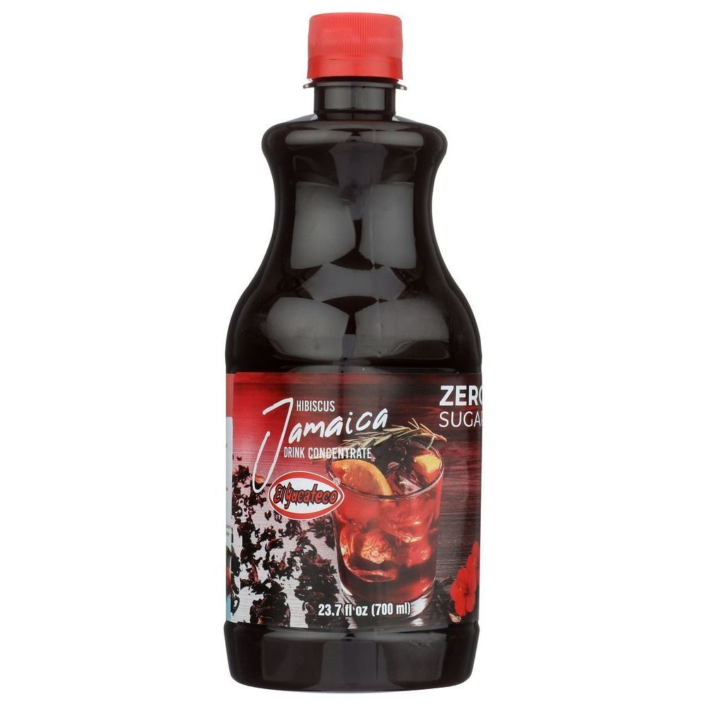 El Yucateco Hibiscus Jamaica Drink Concentrate, 23.7 Fluid Ounce -- 6 per case
