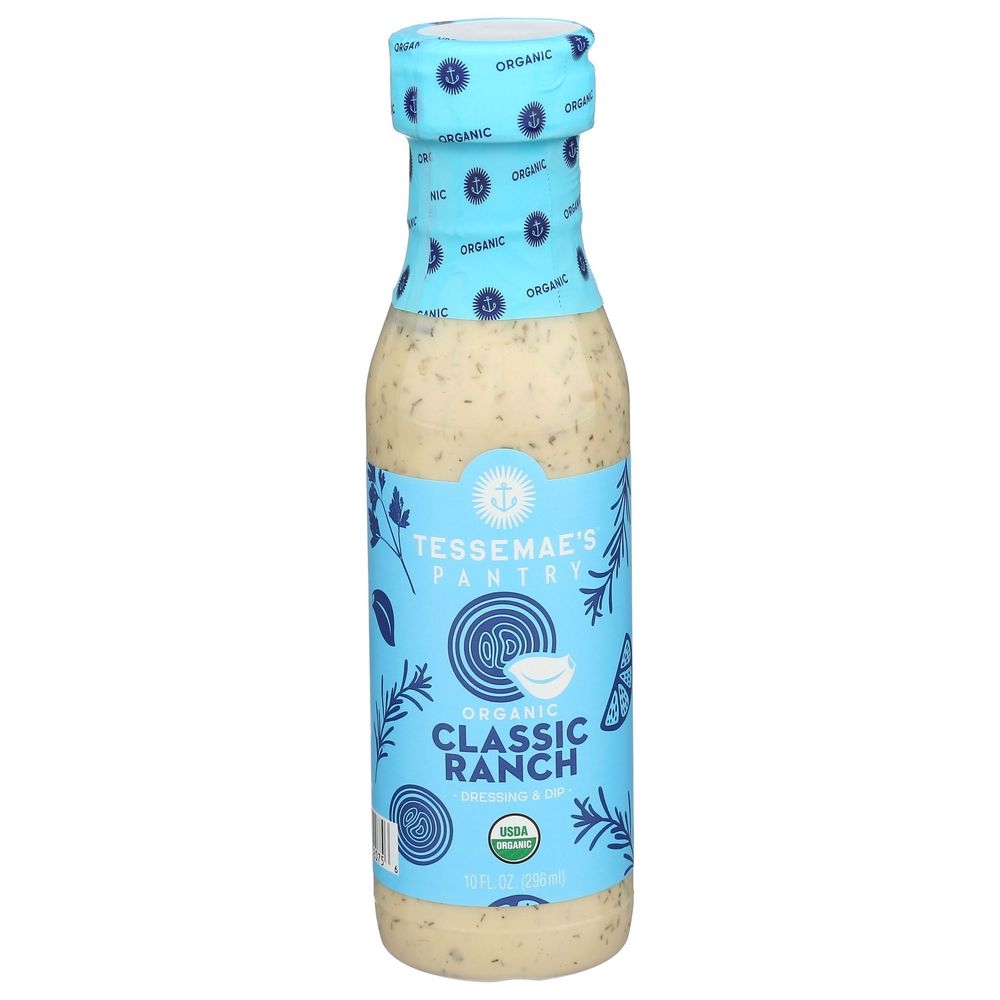 Tessamaes Organic Classic Ranch Dressing, 10 Ounce -- 6 per case