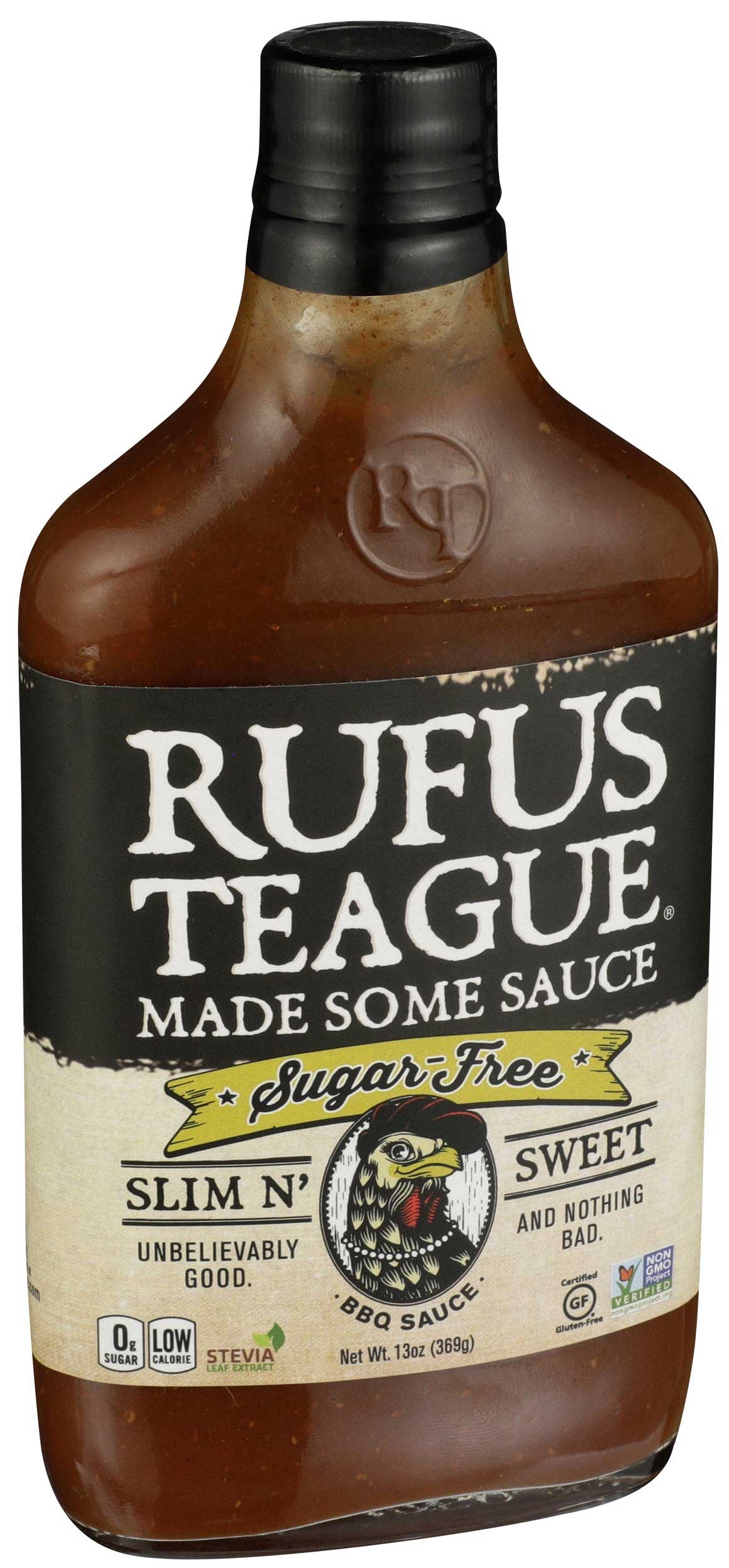 Rufus Teague Slim N Sweet BBQ Sauce, 13 Ounce -- 6 per case