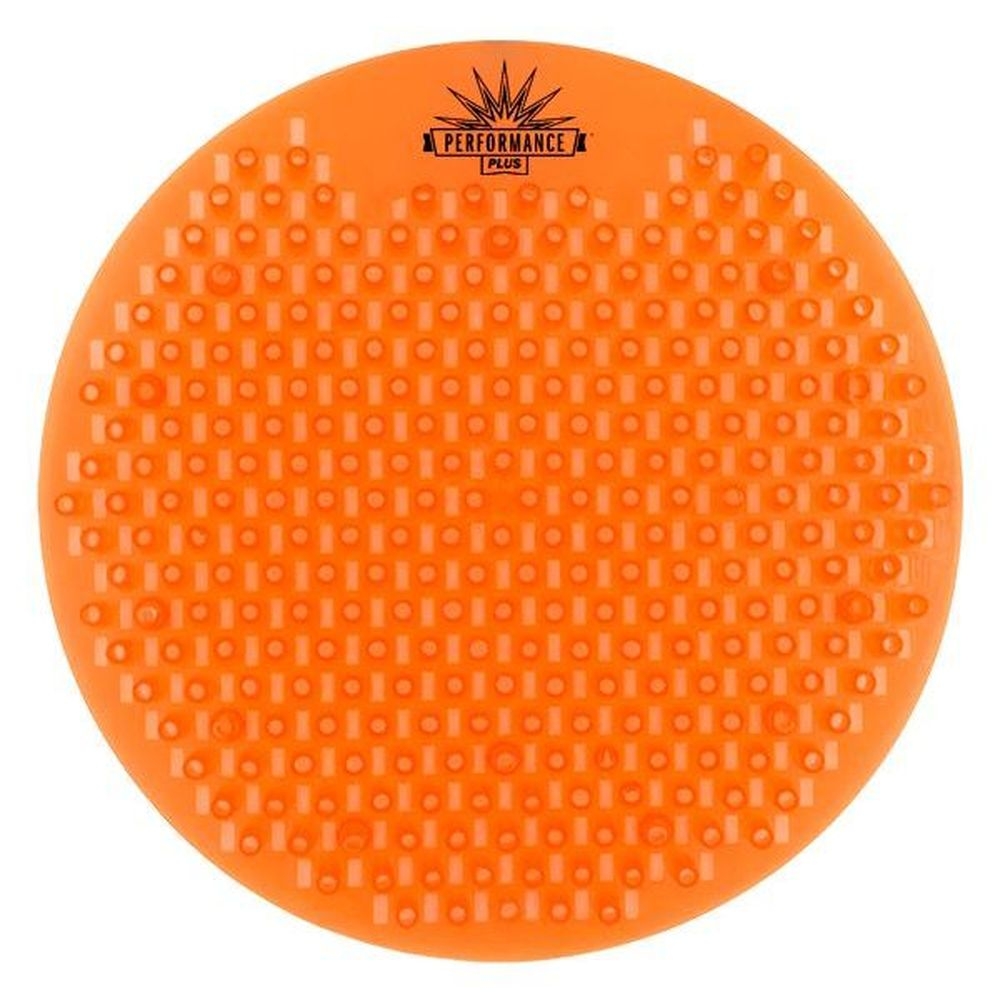 Performance Plus Round Mango Scent Splash Free Orange Urinal Screen -- 10 per case.