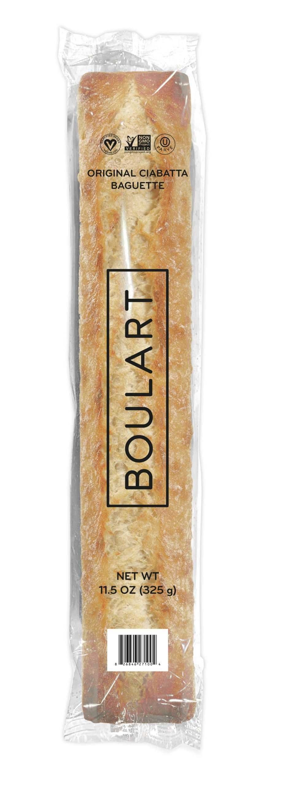 Boulart Individually Wrapped Original Ciabatta Baguette, 11.5 Ounce -- 18 per case