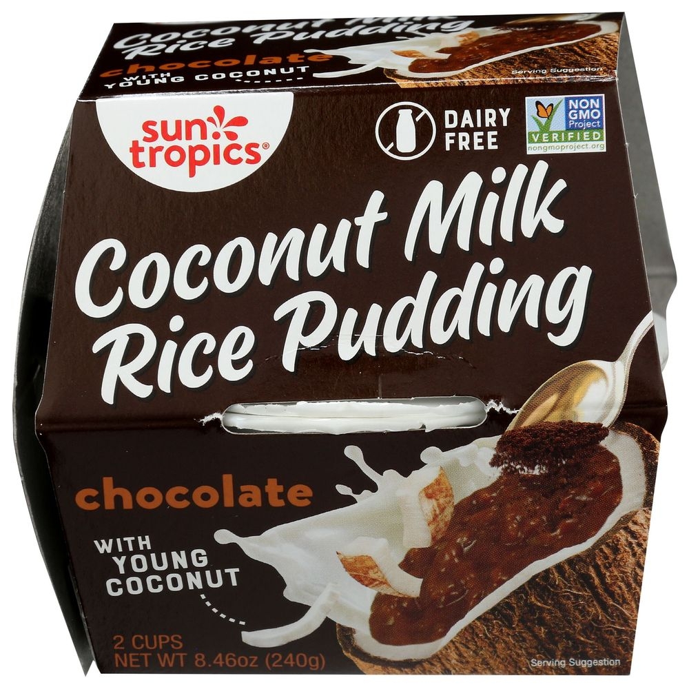 Sun Tropics Chocolate Coconut Milk Rice Pudding, 8.46 Ounce -- 6 per case