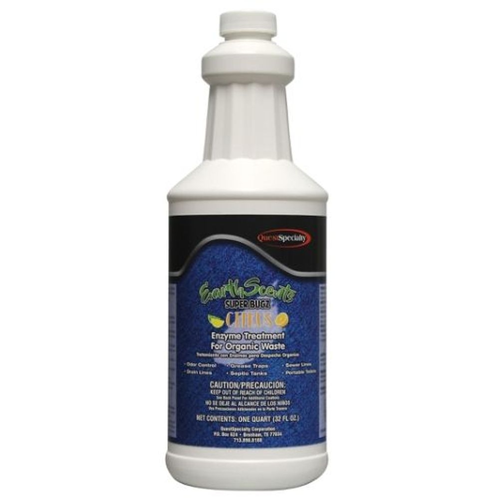 Earth Scents Super Bugz Citrus Enzyme Treatment, 32 Fluid Ounce - 12 per case