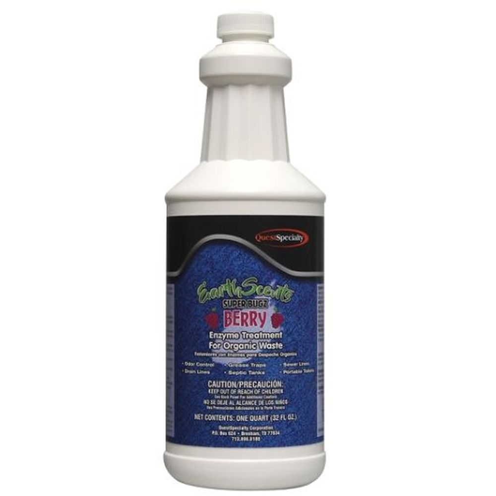 Earth Scents Super Bugz Berry Enzyme Odor Eliminator Treatment, 32 Fluid Ounce - 12 per case