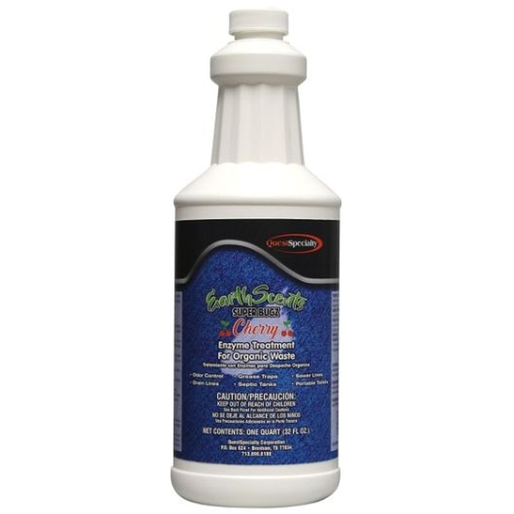 Earth Scents Super Bugz Cherry Enzyme Treatment, 32 Fluid Ounce - 12 per case