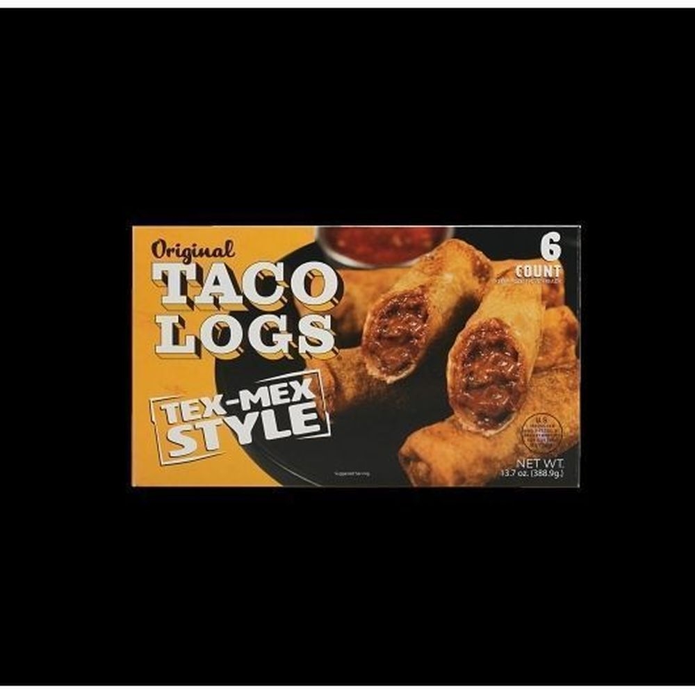Original Taco Logs Beef Filling Tacos -- 72 per case