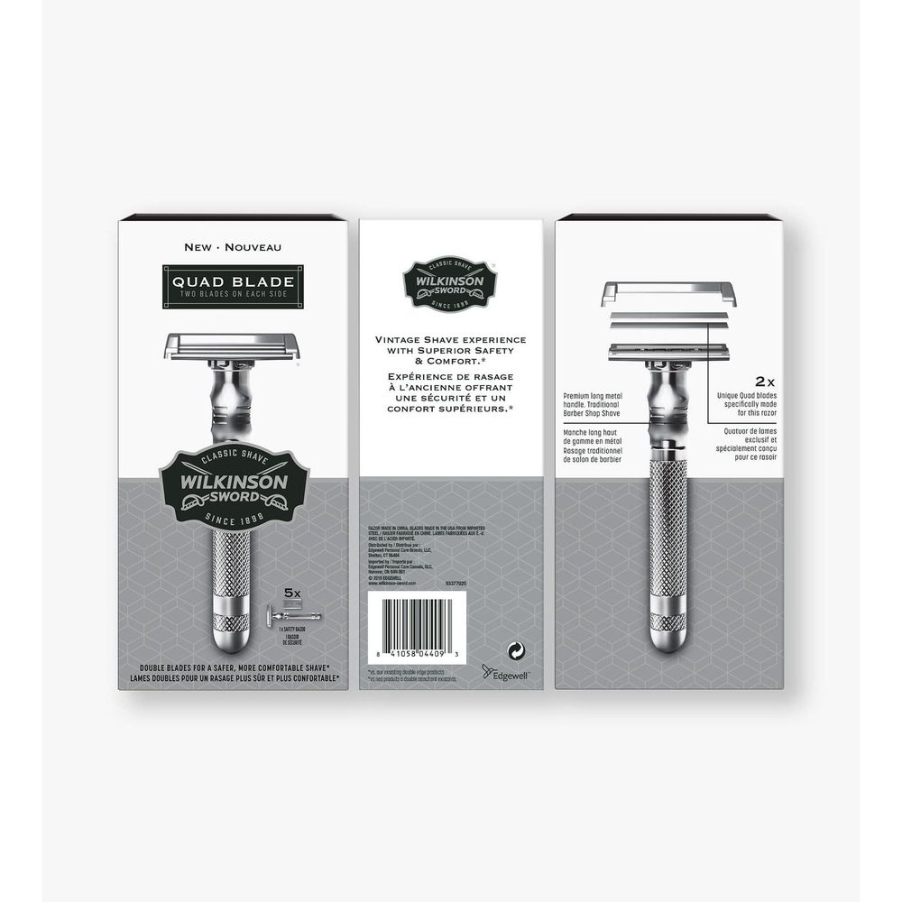 Schick Wilkinson Sword Quad Blade Razor -- 12 per case