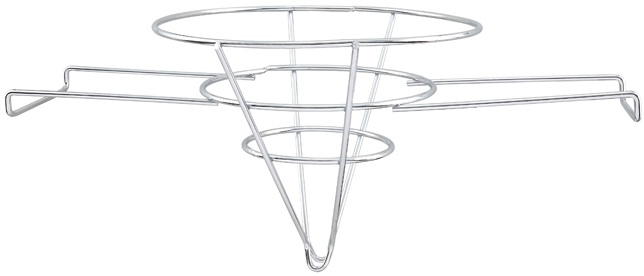 Winco Chrome Plated Fryer Filter Stand, 10 inch -- 20 per case