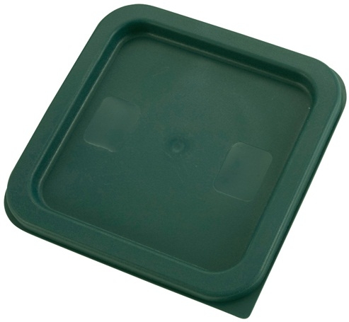 Winco Polyethylene Green Cover for Square Storage Container -- 12 per case