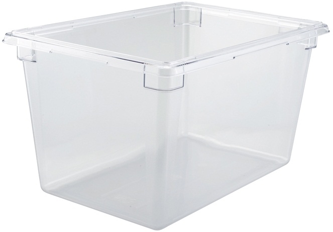 Winco Polycarbonate Clear Food Storage Box, 18 x 26 x 15 inch -- 3 per case