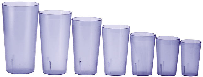 Winco Blue Tumbler, 12 Ounce -- 72 per case