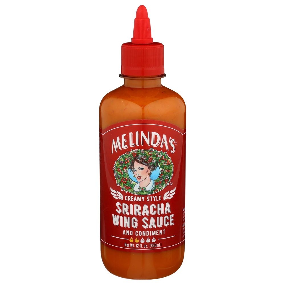 Melindas Creamy Style Sriracha Wing Sauce, 12 Ounce -- 6 per case