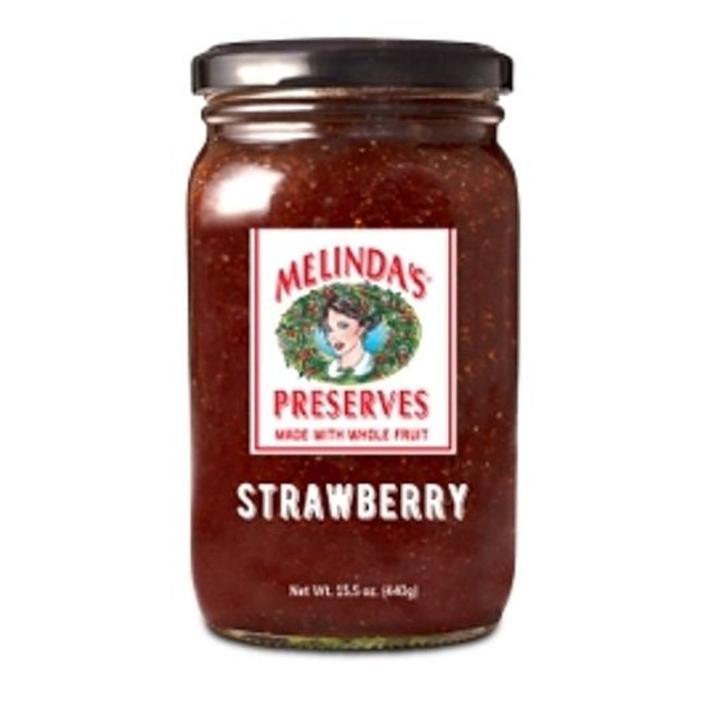 Melindas Strawberry Whole Fruit Preserves, 15.5 Ounce - 6 per case