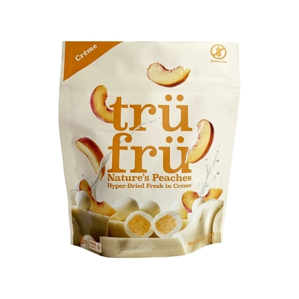 Tru Fru Hyper Dried Grab and Share Peaches in Chocolate Creme, 4.2 Ounce -- 6 per case
