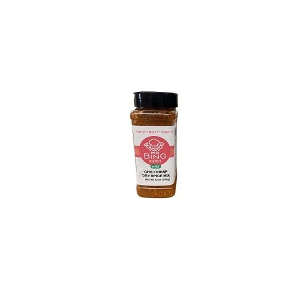 Mr Bing Mild Chili Crisp Dry Spice Mix, 12 Ounce -- 6 per case