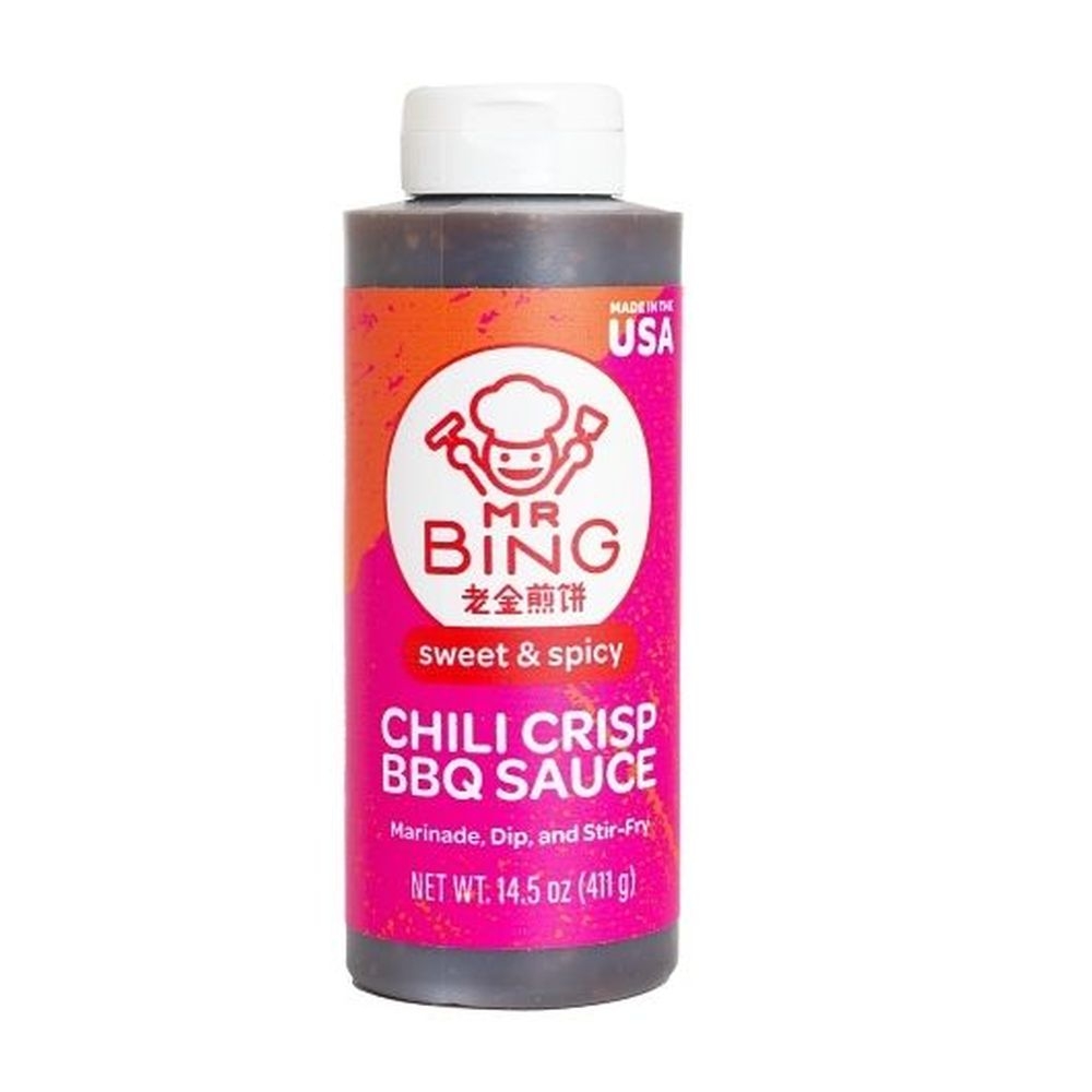 Mr Bing Sweet and Spicy Chili Crisp Bbq Sauce, 14.5 Ounce - 6 per case