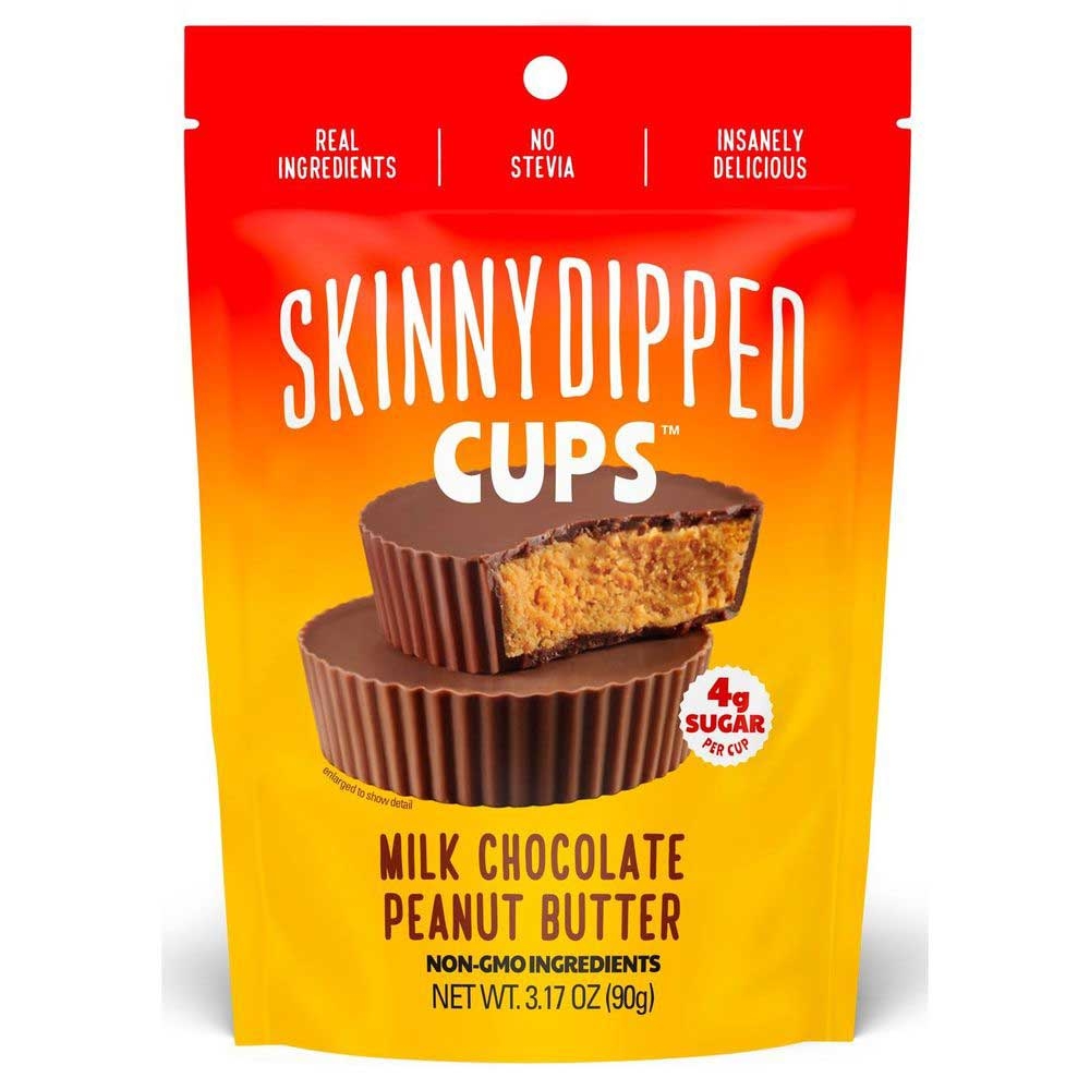 Skinny Dipped Milk Chocolate Peanut Butter Cup, 3.2 Ounce -- 10 per case