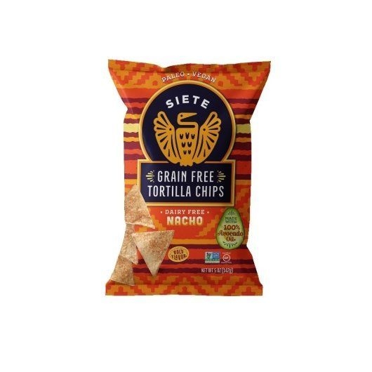 Siete Nacho Tortilla Chips, 5 Ounce -- 12 per case