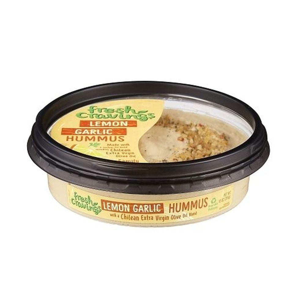 Fresh Cravings Lemon Garlic Hummus, 10 Ounce -- 8 per case