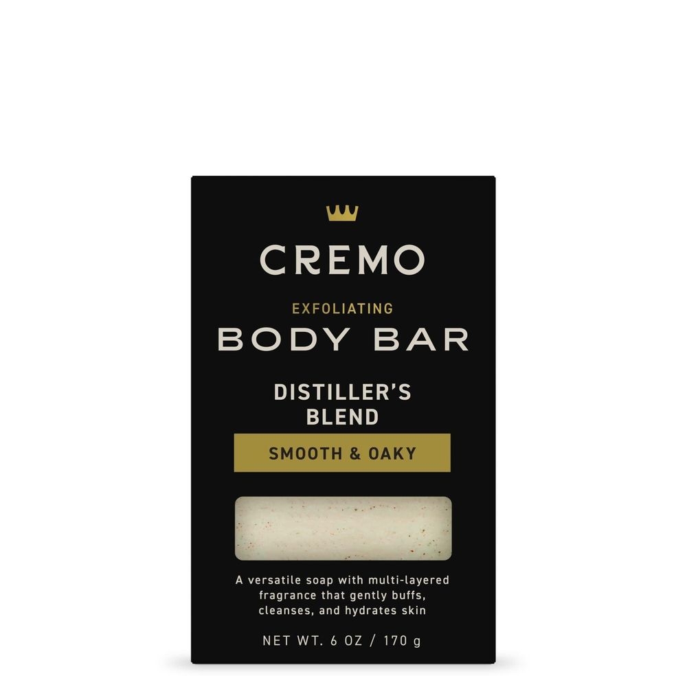Cremo Reserve Collection Distillers Blend Exfoliating Body Bar, 6 Ounce -- 12 per case