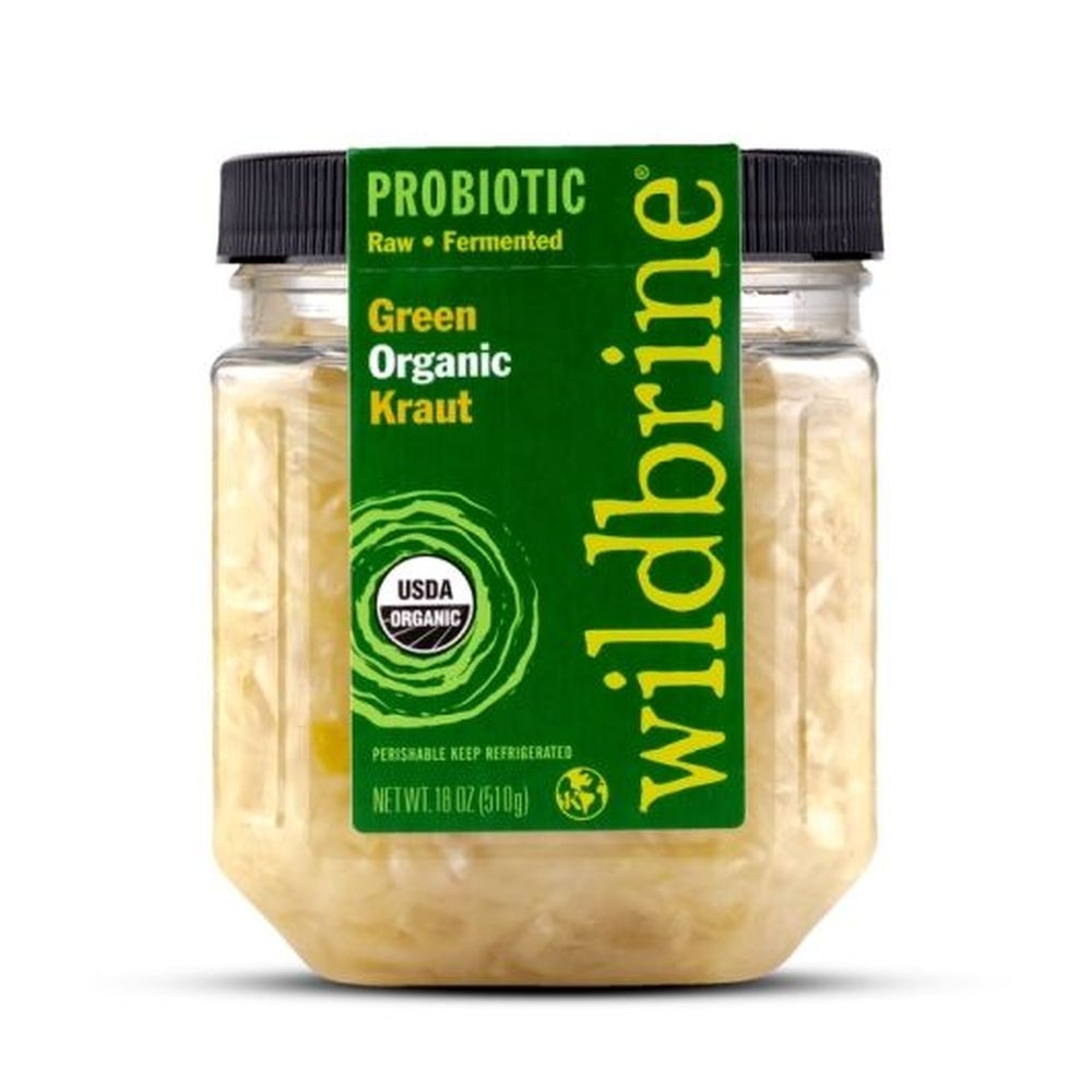 Wildbrine Organic Green Sauerkraut, 18 Ounce - 6 per case