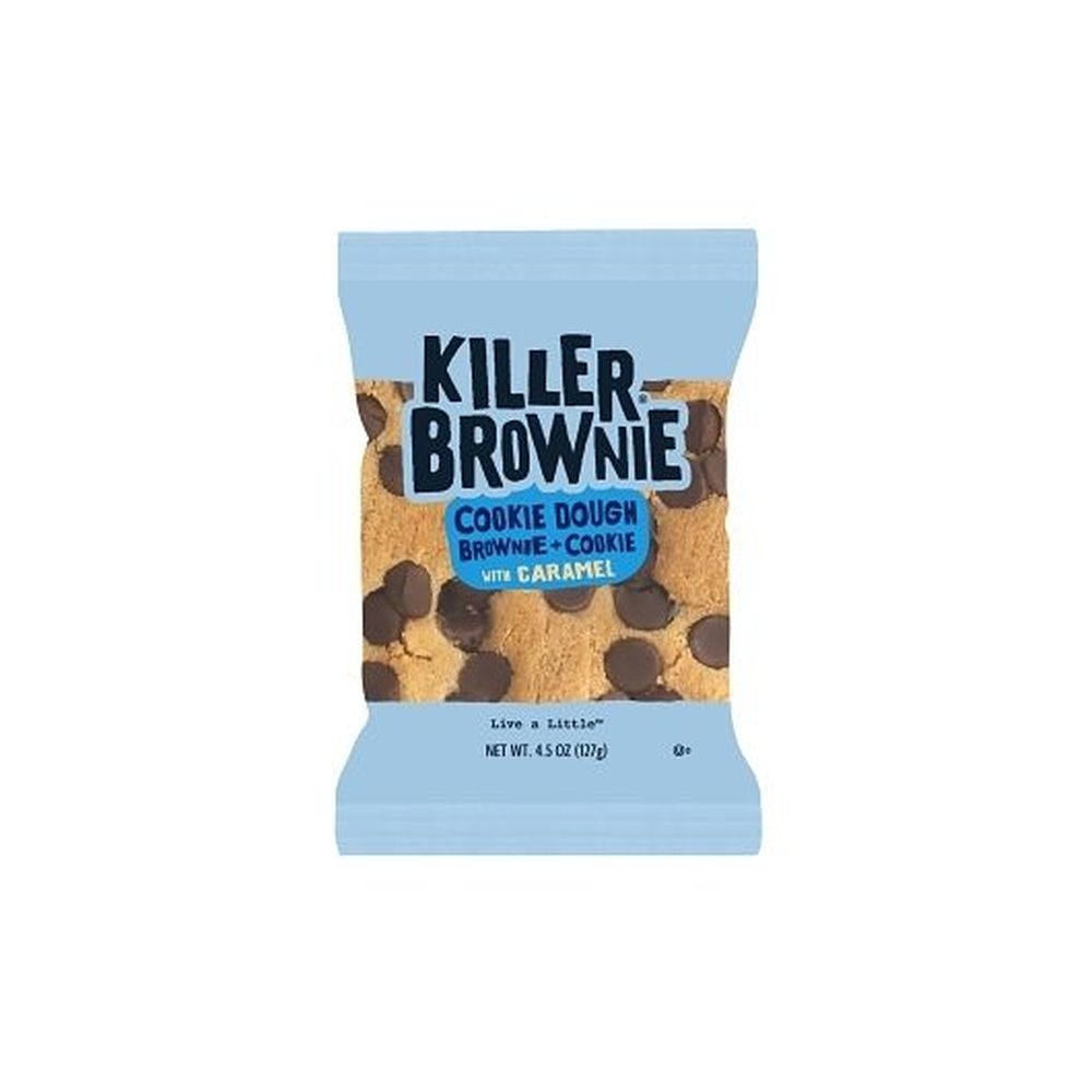 Killer Individually Wrapped Cookie Dough Brownie and Cookie with Caramel, 4.5 Ounce -- 36 per case