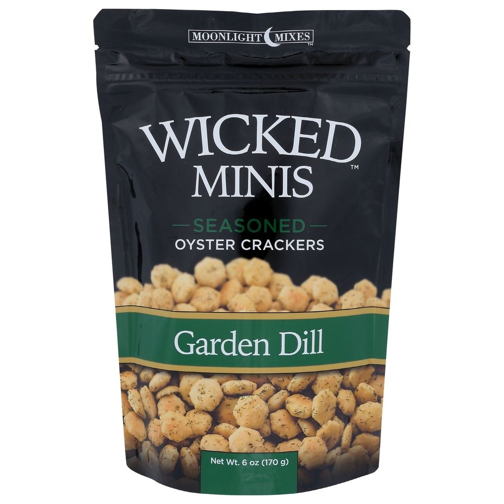Wicked Mix Garden Dill Oyster Crackers, 6 Ounce -- 6 per case