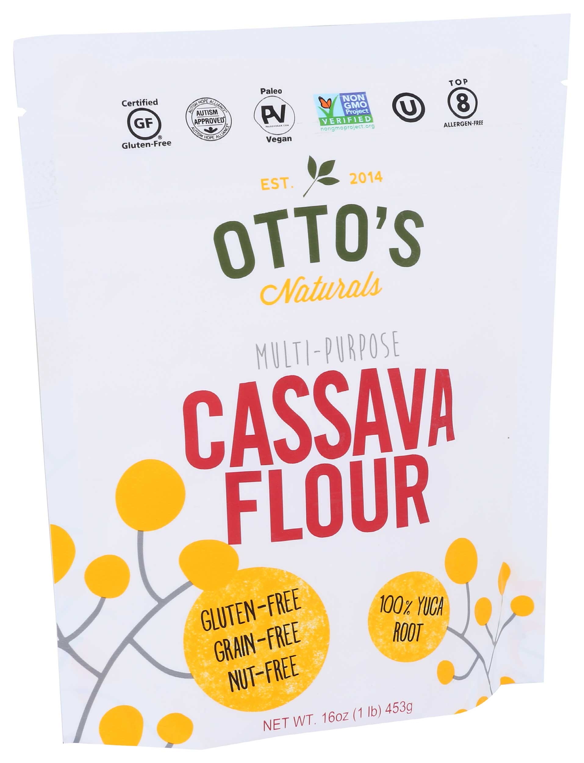 Ottos Naturals Cassava Flour, 1 Pound -- 4 per case