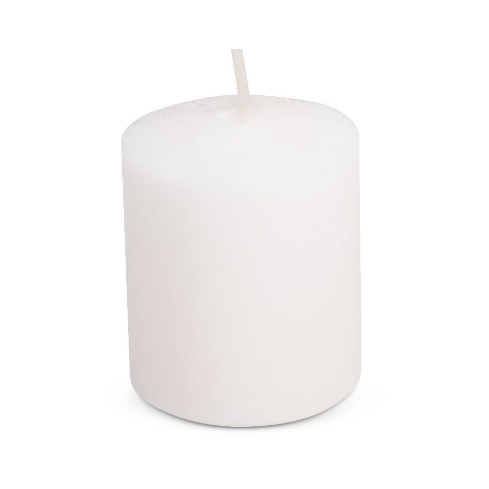 Pico 15 Hour White Wax Votive Candles -- 144 per case.