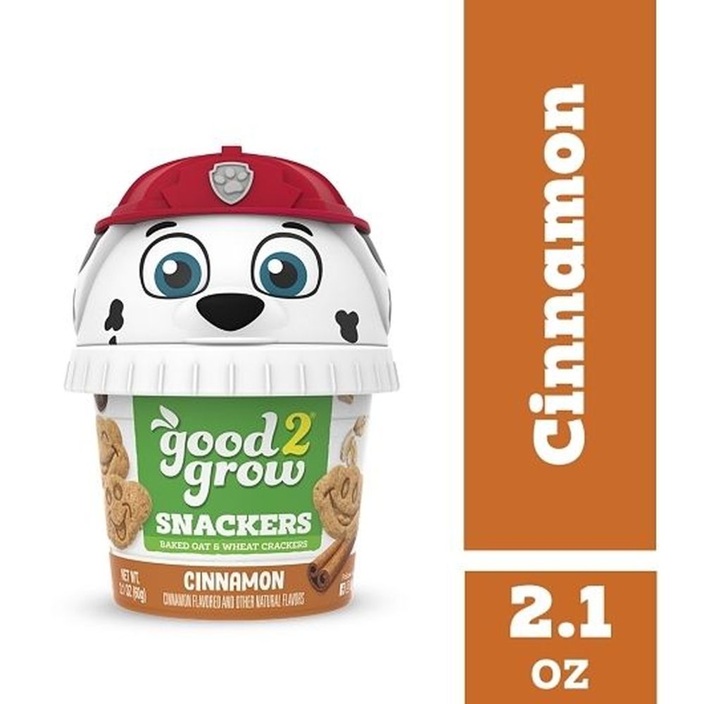 Good2grow Cinnamon Oat and Wheat Biscuits Toddler Snacks, 2.1 Ounce Cup - 6 per case