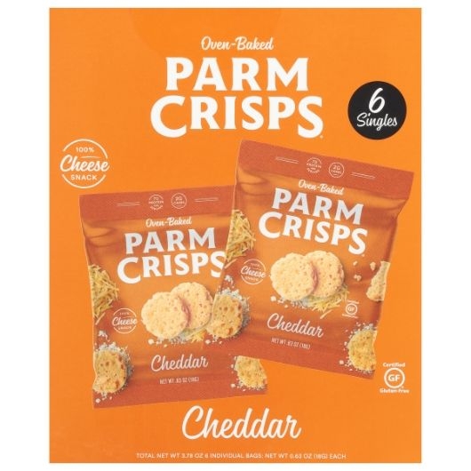 Parm Crisps - Cheddar, 6 count -- 6 per case