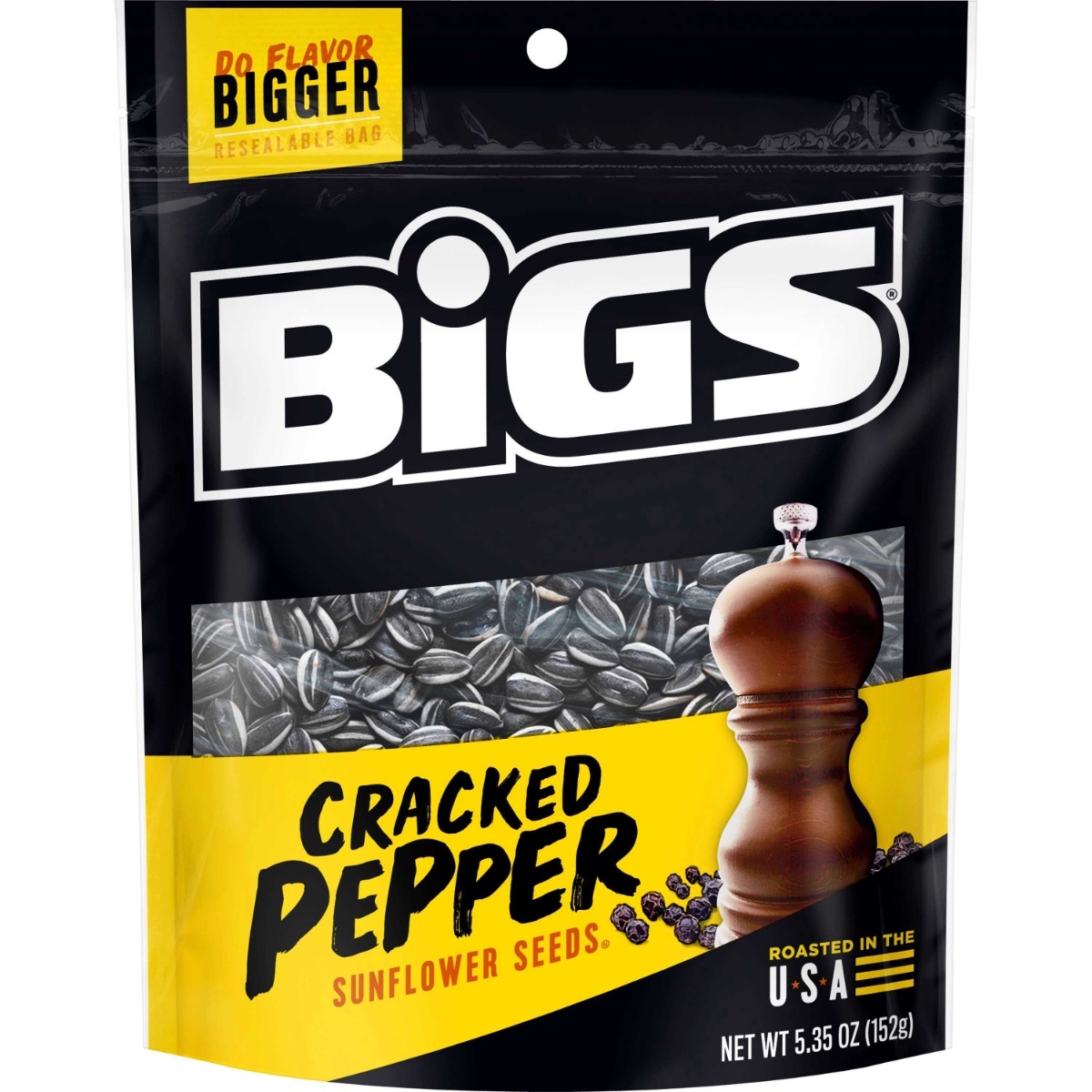 Bigs Cracked Pepper Sunflower Seeds, 5.35 Ounce -- 12 per case