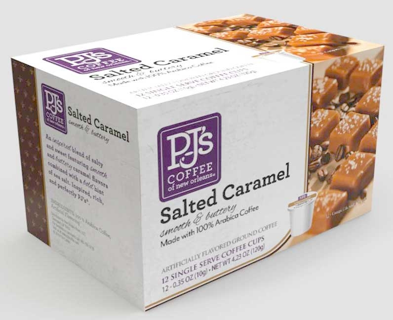 PJs Salted Caramel Coffee, 4.23 Ounce -- 6 per case