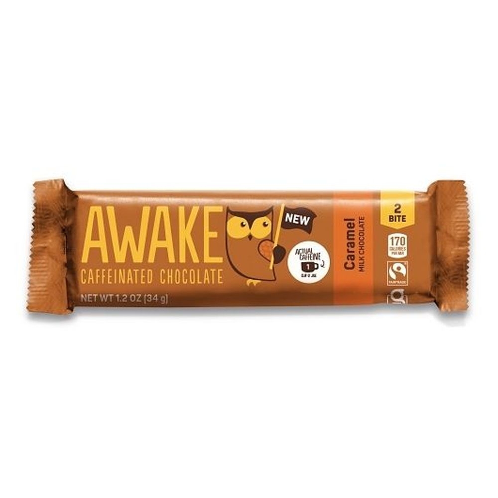 Awake Caramel Milk Chocolate Bar, 1.2 Ounce -- 120 per case