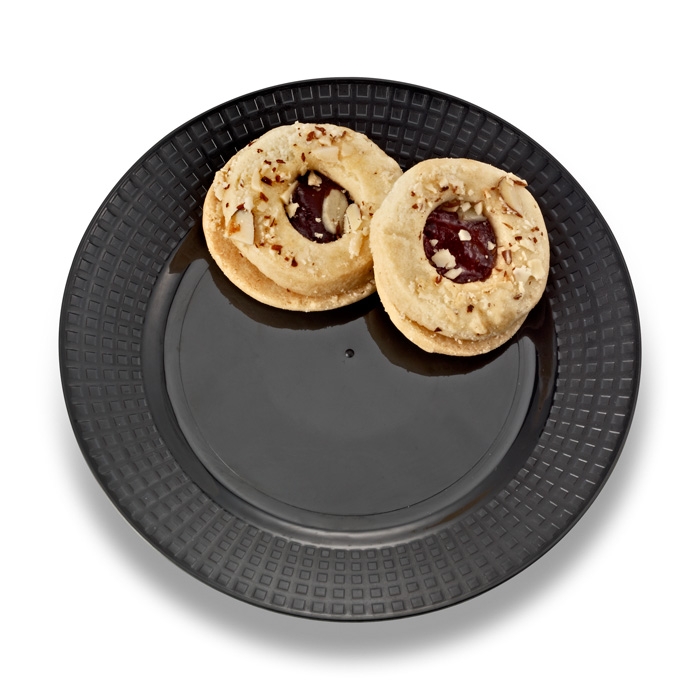 Majestic Black Dessert Plate, 6 inch -- 120 per case.
