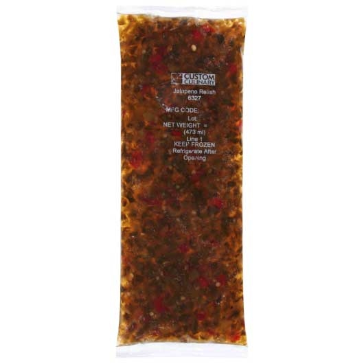 Custom Culinary Jalapeno Relish, 1 Pound -- 16 per case
