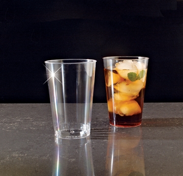 Yoshi Ware Emi Clear Ware Extra Heavy Weight Plastic Tumbler, 12 Ounce - 20 per pack -- 25 packs per case.