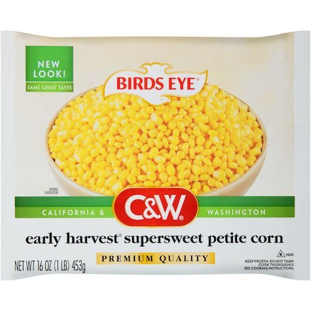 Birds Eye C and W Premium Quality Early Harvest Super Sweet Corn, 16 Ounce -- 6 per case