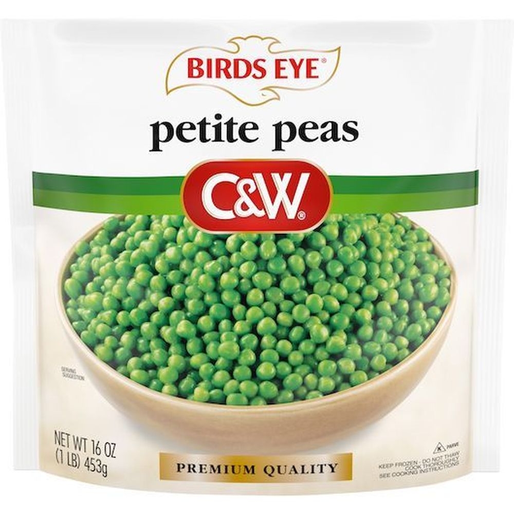 Birds Eye C and W Premium Quality Petite Peas, 16 Ounce -- 6 per case