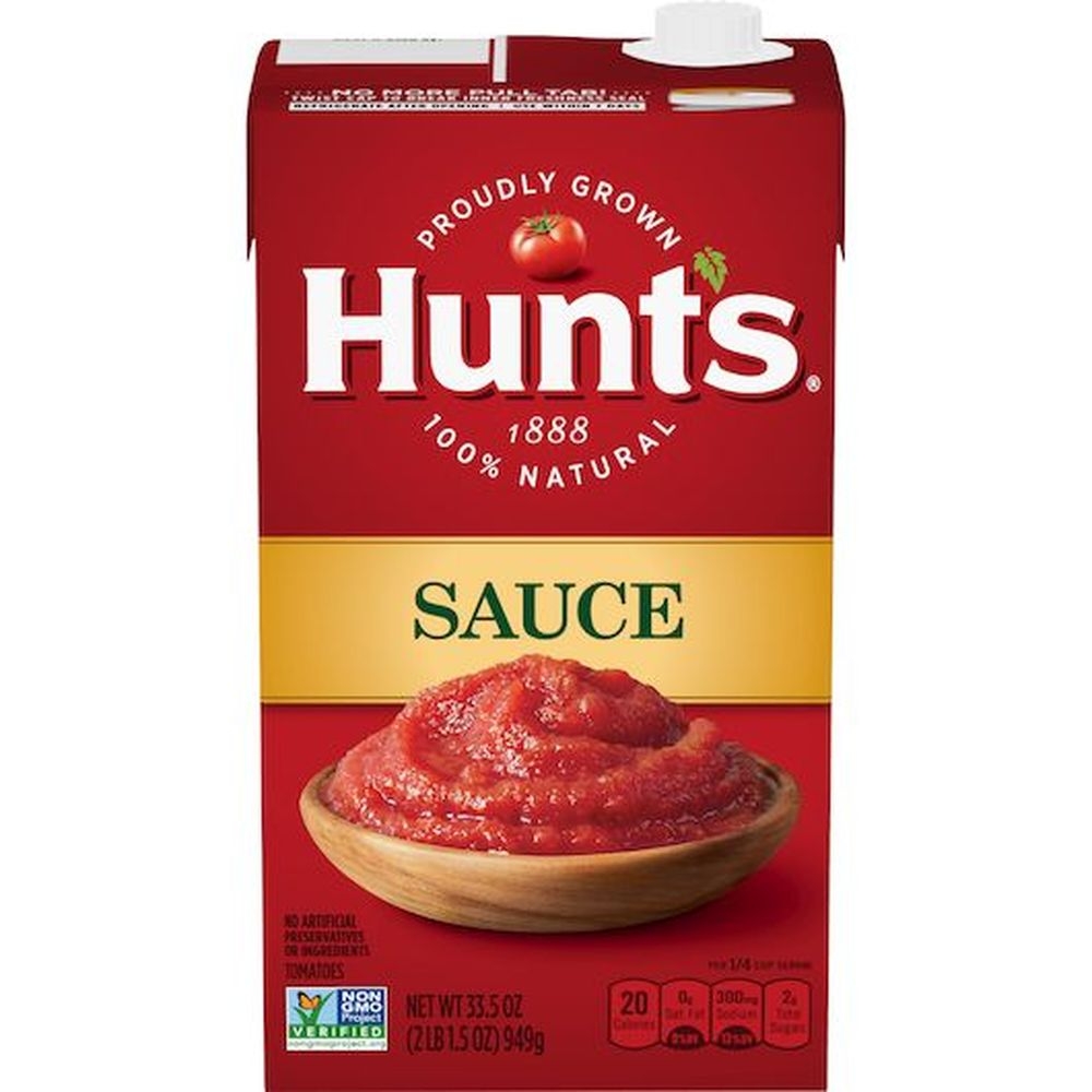 Hunts Tomato Sauce, 33.5 Ounce -- 6 per case
