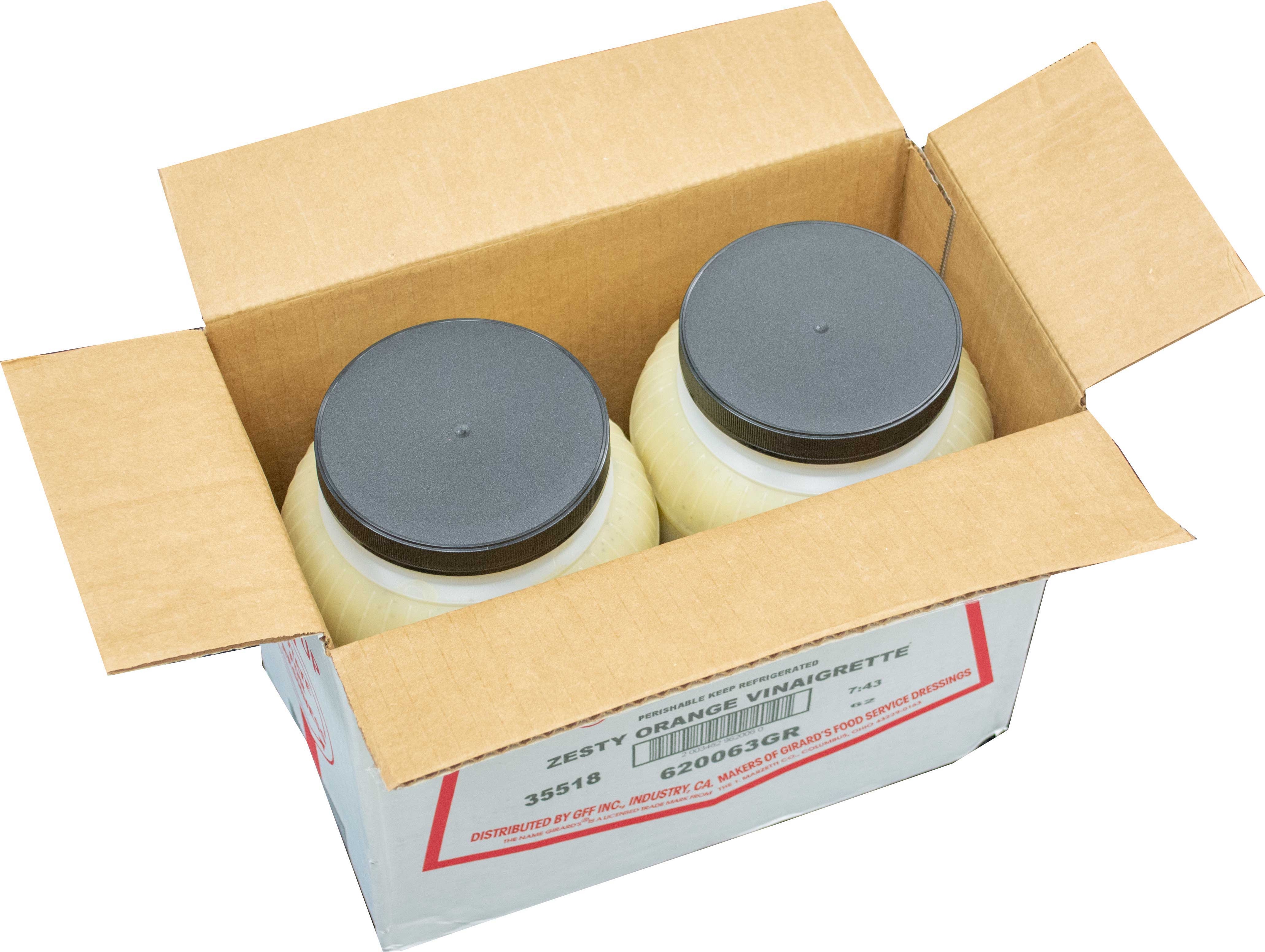 Girards Au Naturel Zesty Orange Vinaigrette Dressing, 1 Gallon -- 2 per case.