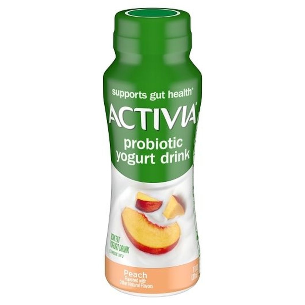 Activia Peach Probiotic Yogurt Drink, 7 Fluid Ounce -- 12 per case