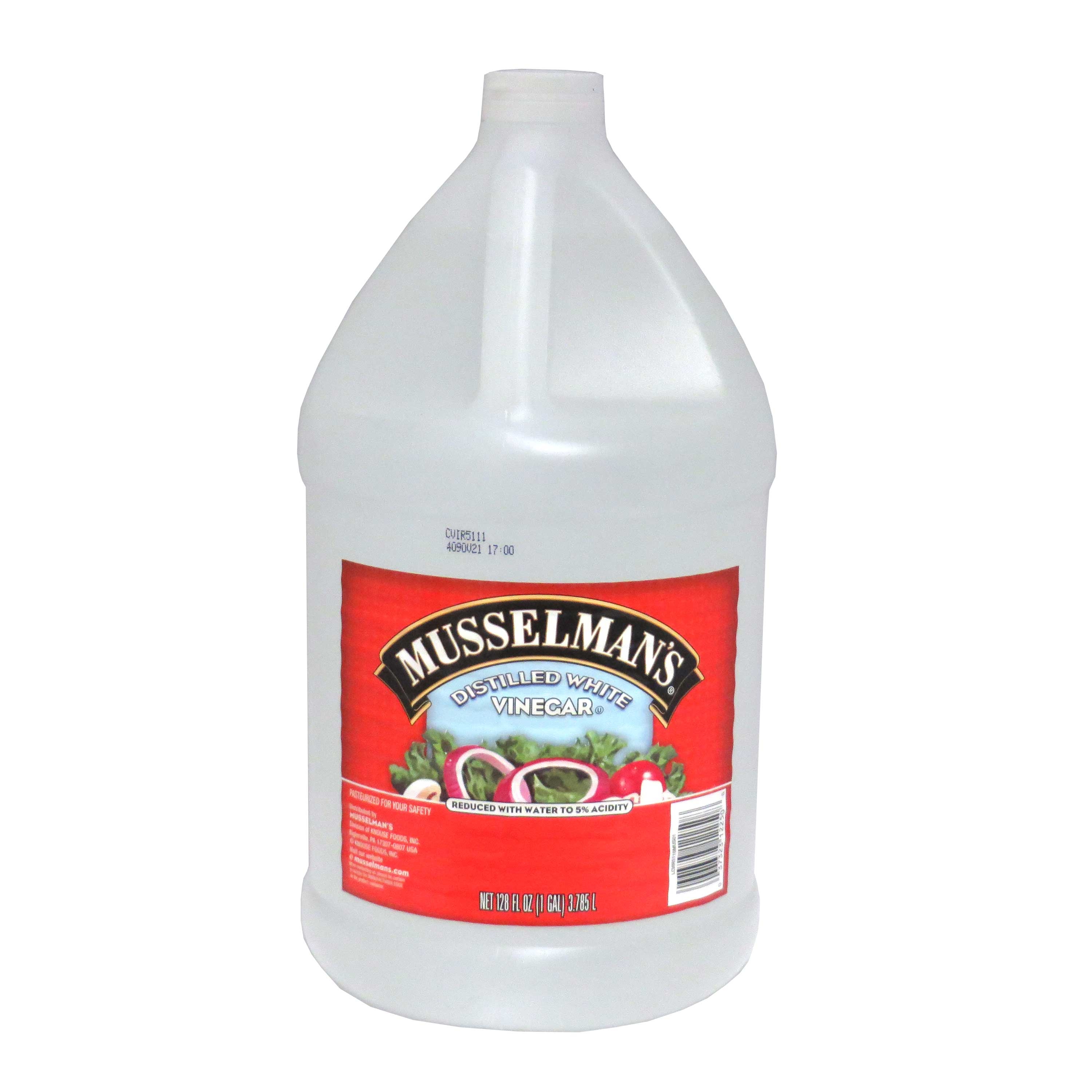 Musselmans Distilled White Vinegar, 128 Fluid Ounce -- 4 per case.