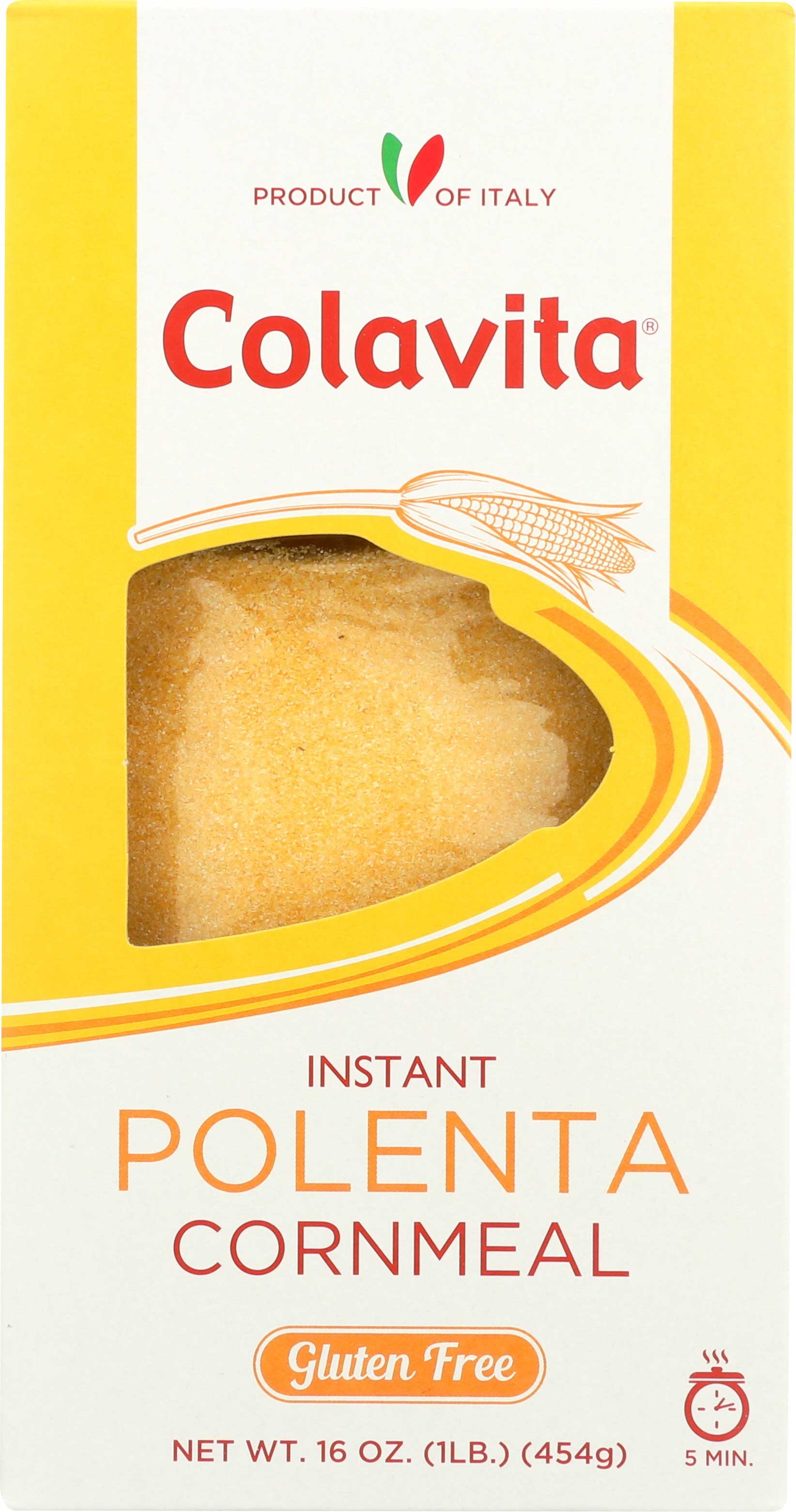 Colavita Instant Polenta Cornmeal, 1 Pound -- 6 per case